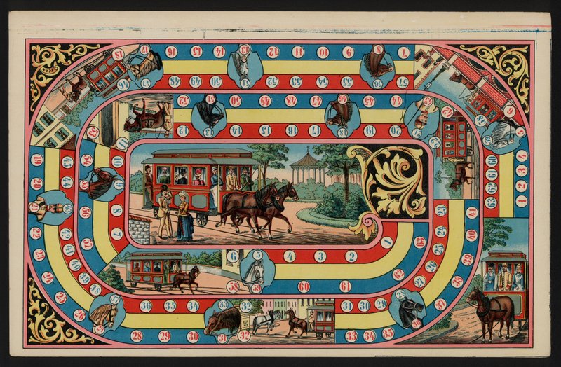 Tramway Game, Tramway Game (színes litho) alkotó: European School