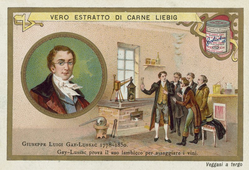 Joseph Louis Gay-Lussac francia kémikus és fizikus. alkotó: European School