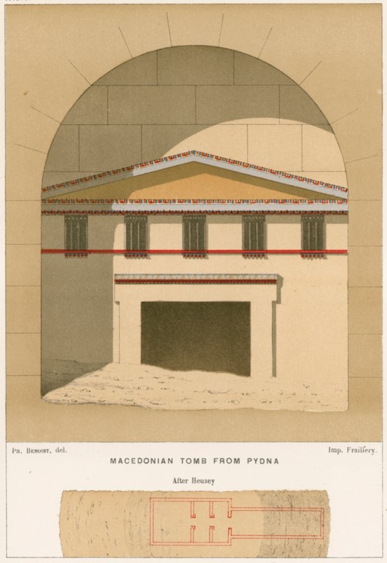 Macedón sír Pydnából alkotó: European School