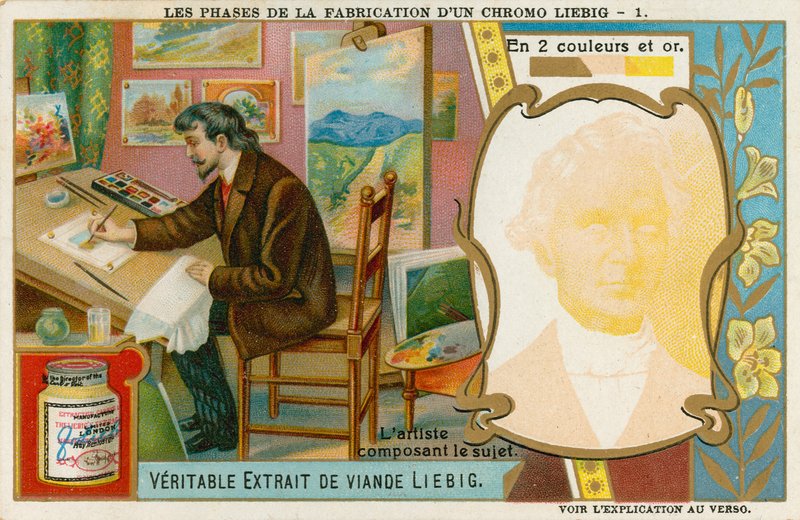 Liebig kromolitográf készítése alkotó: European School