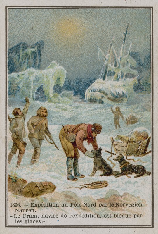 Nansen és a Fram (chromolitho) alkotó: European School