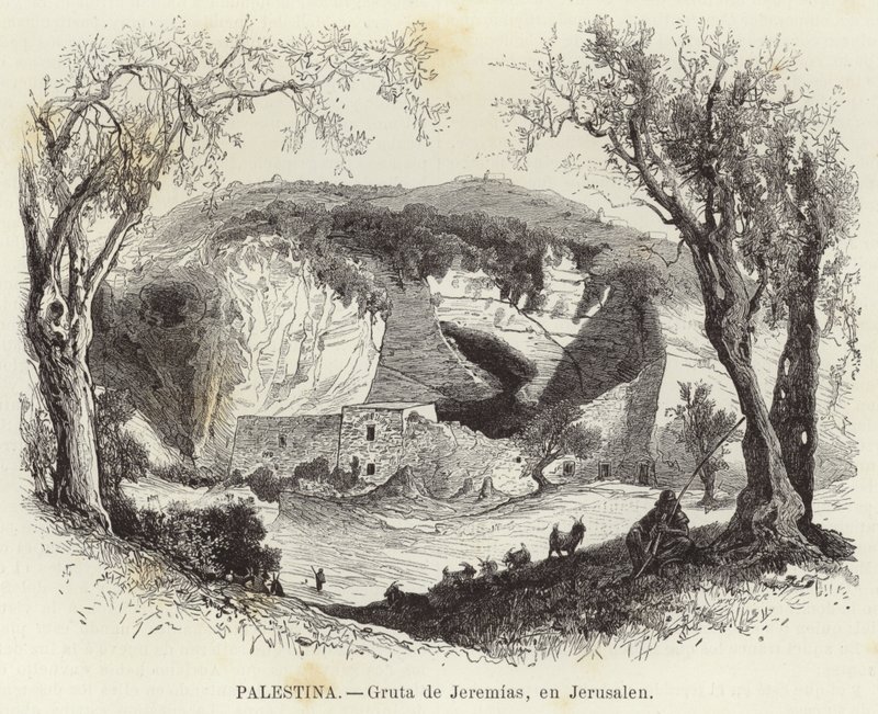 Palesztina, Jeremiás barlangja, Jeruzsálemben alkotó: European School
