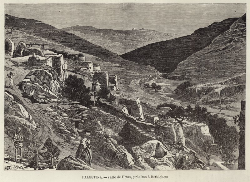 Palesztina, Urtas-völgy, Betlehem közelében alkotó: European School