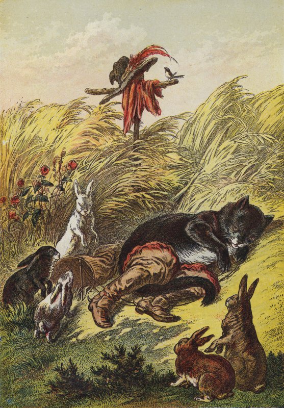 Puss In Boots (színes litho) alkotó: European School