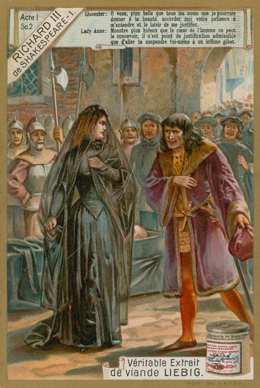 Richard III és Lady Anne alkotó: European School