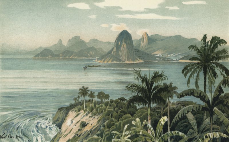 Rio de Janeiro, Brazília (színes litó) alkotó: European School