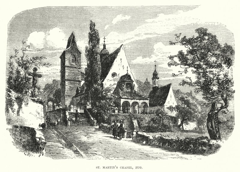 Szent Márton kápolna, Zug (metszet) alkotó: European School