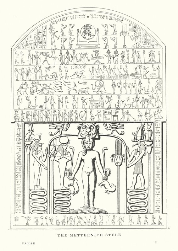 A Metternich-stélé (litográfia) alkotó: European School