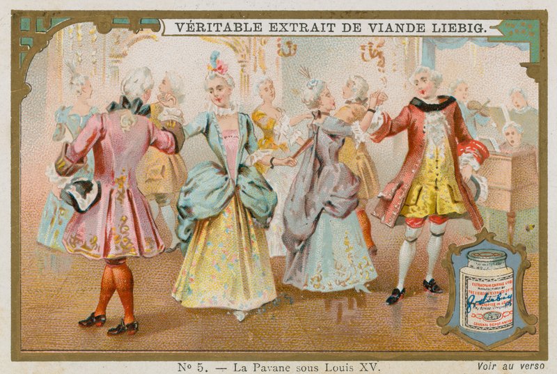 A Pavane XV. Lajos király alatt alkotó: European School