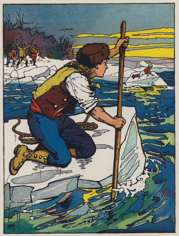 Jégtörés (színes litó) alkotó: Evelyn Stuart Hardy