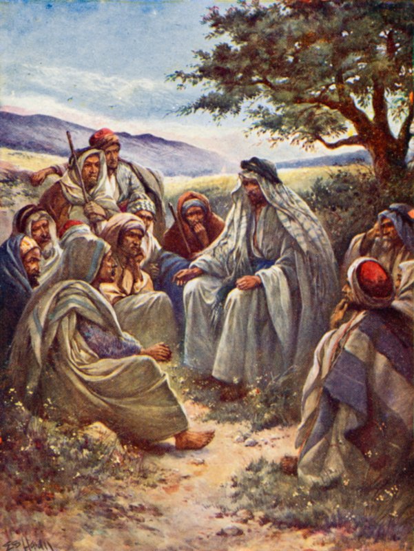 Hegyi beszéd (színes litó) alkotó: Evelyn Stuart Hardy