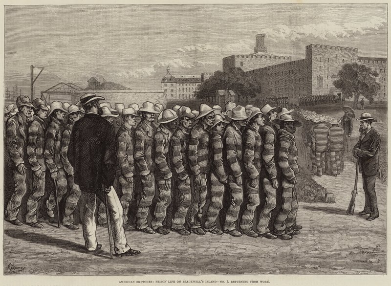 American Sketches, Prison Life on Blackwell