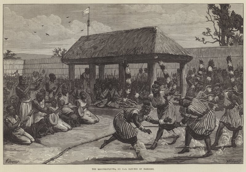 A Logunkayau-wa, avagy Dahomey farktáncosai alkotó: Felix Regamey