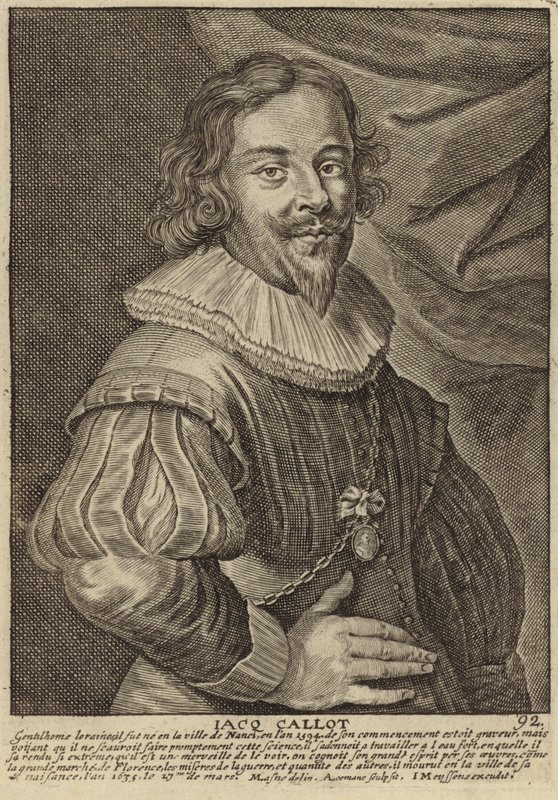 Jacques Callot portréja alkotó: Flemish School