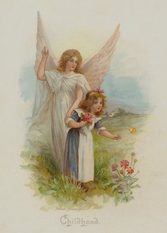 Gyermekkor (chromolitho) alkotó: Frances Brundage