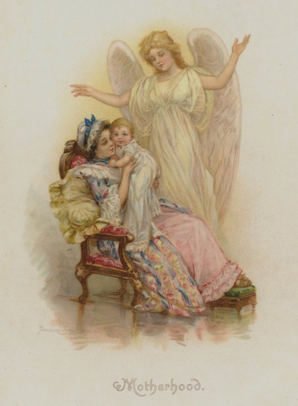 Anyaság (chromolitho) alkotó: Frances Brundage