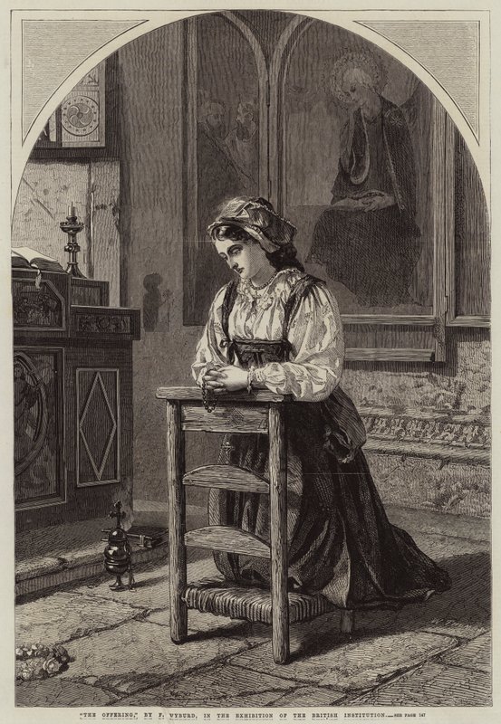 A felajánlás alkotó: Francis John Wyburd