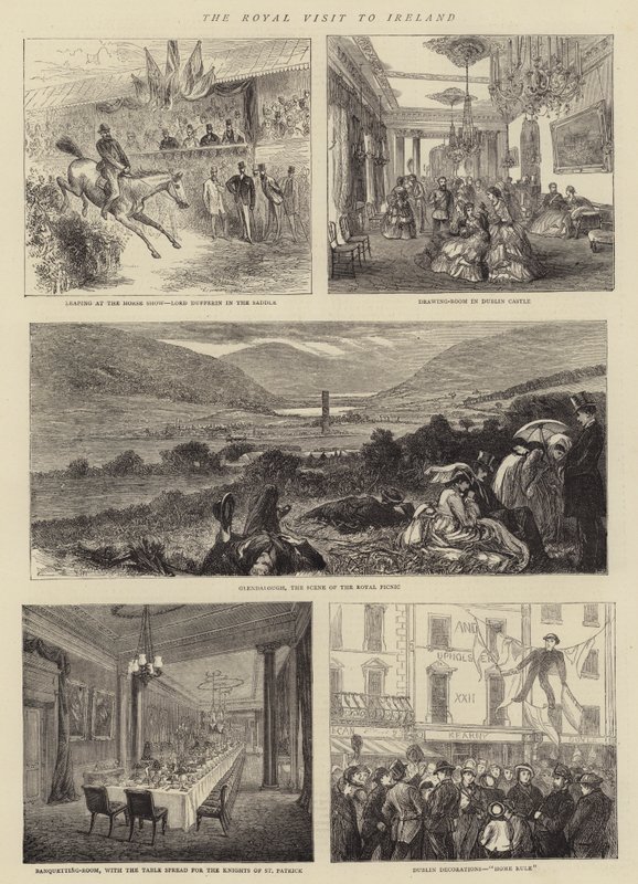Királyi látogatás Írországban alkotó: Francis S. Walker