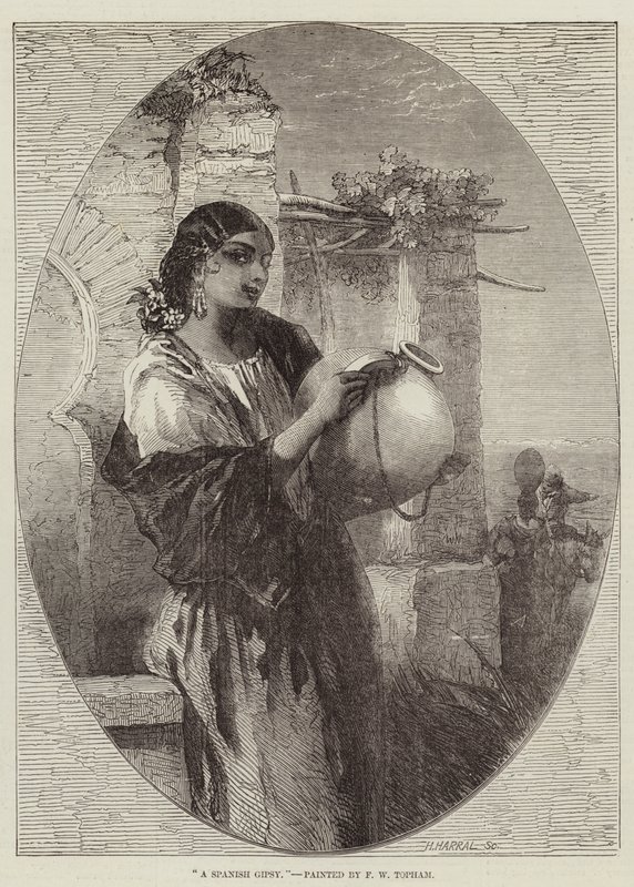 Egy spanyol cigány alkotó: Francis William Topham