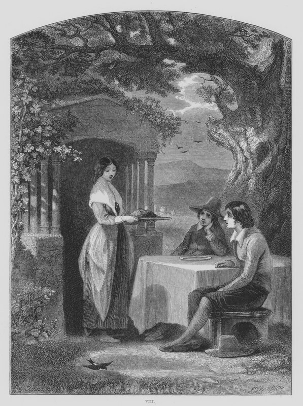 John Milton, L’Allegro (metszet) alkotó: Francis William (after) Topham