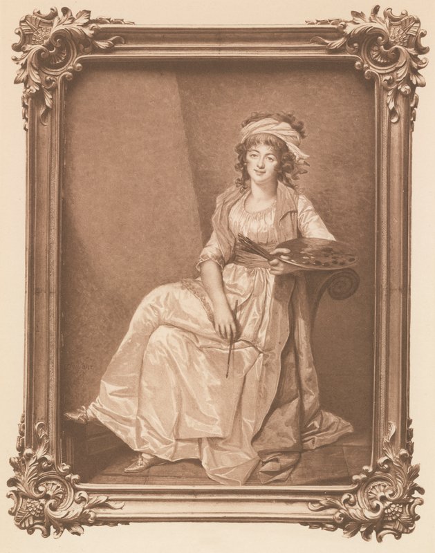 Madame Vigee Le Brun (tagok) alkotó: Francois Dumont