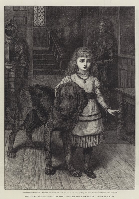 Illusztráció Percy Fitzgerald meséjéhez, Cissy, A kis béketeremtő alkotó: Frank Dadd