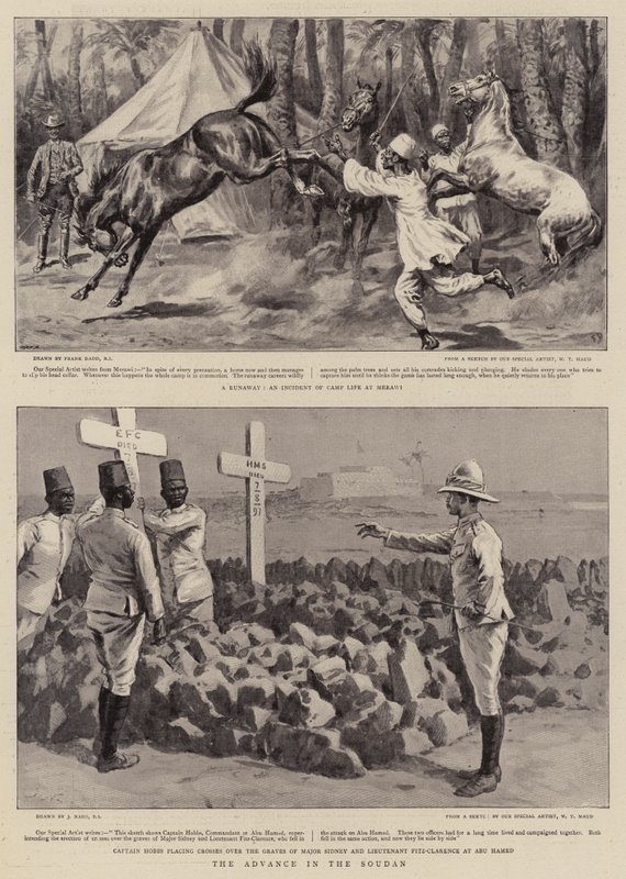 Az előrenyomulás a Szudánban alkotó: Frank Dadd
