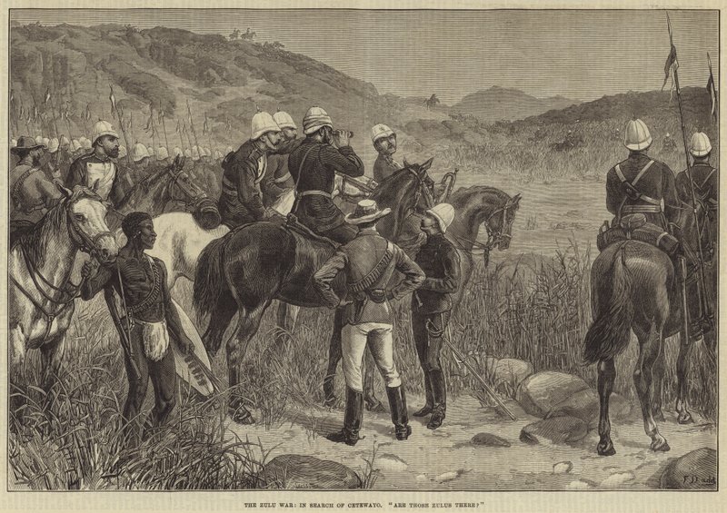 A zulu háború, Cetewayo nyomában, ott vannak azok a zuluk? alkotó: Frank Dadd