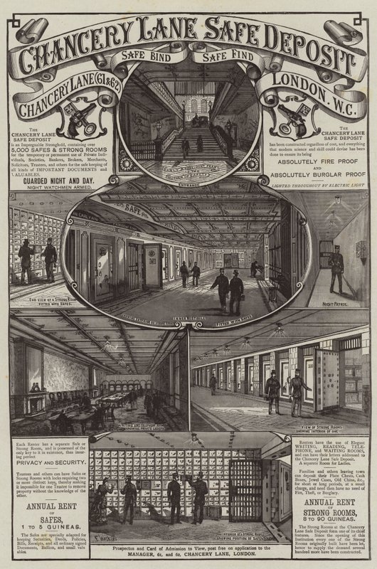 Reklám, Chancery Lane széf alkotó: Frank Watkins