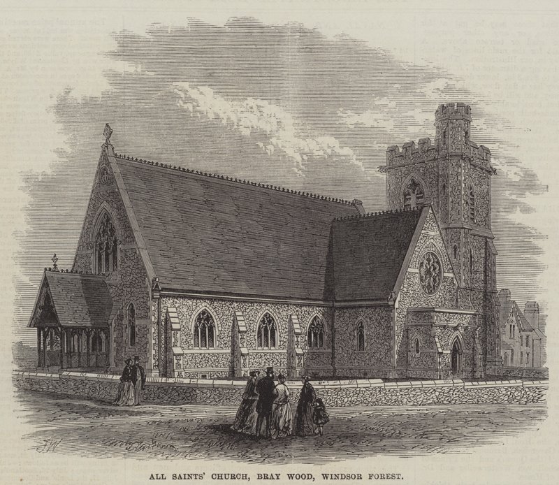 Mindenszentek temploma, Bray Wood, Windsori erdő alkotó: Frank Watkins