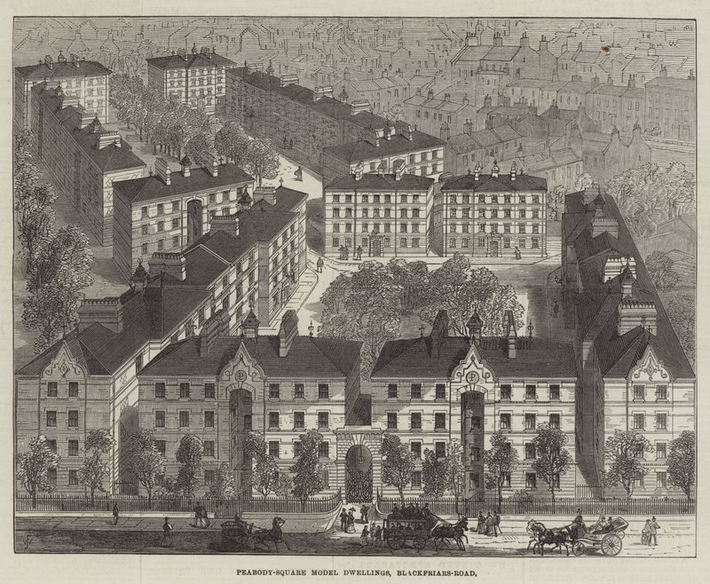 Peabody-Square Model Dwellings, Blackfriars-Road alkotó: Frank Watkins