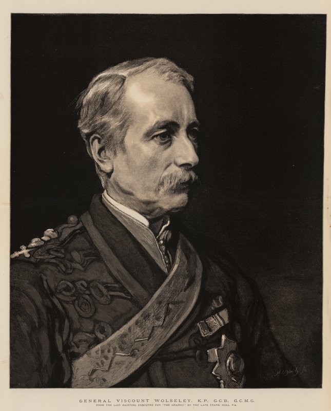 Wolseley tábornok, KP, GCB, GCMG alkotó: Frank Holl