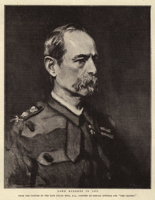 Lord Roberts 1885-ben alkotó: Frank Holl