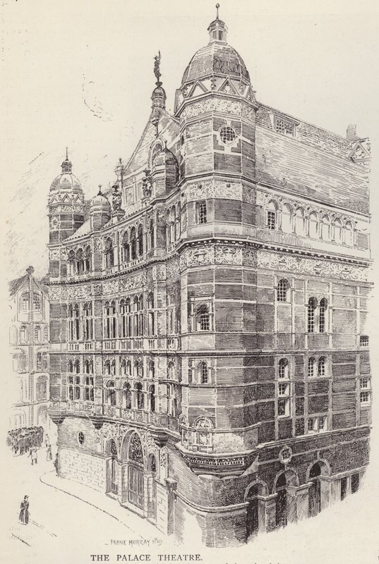 Palace Theatre, London (litho) alkotó: Frank Murray