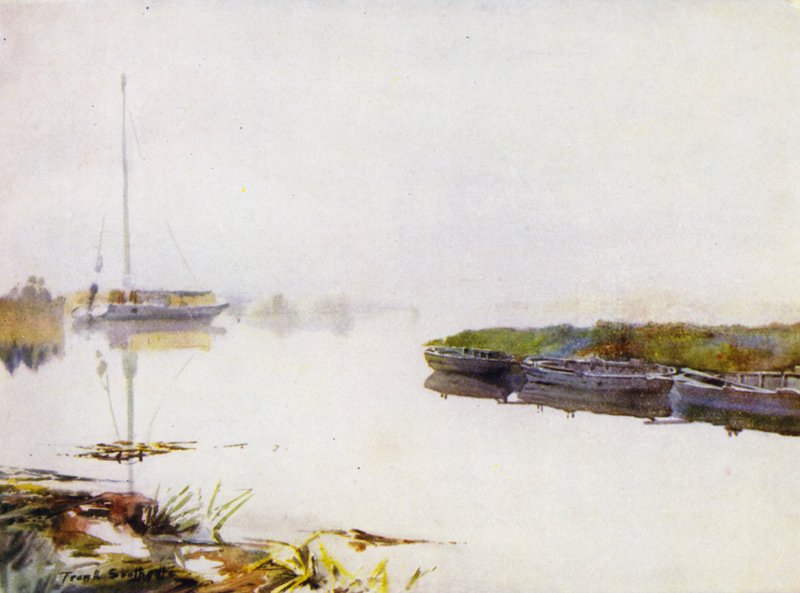Norfolk Broads: Egy őszi nap alkotó: Frank Southgate