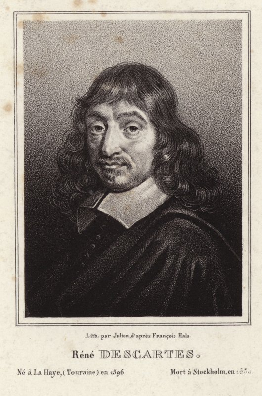 Rene Descartes portréja alkotó: Frans Hals