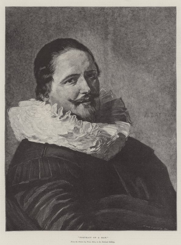 Egy férfi portréja alkotó: Frans Hals