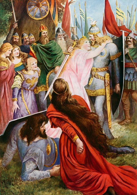 Lohengrin, I. felvonás III. jelenet alkotó: Fred Leeke
