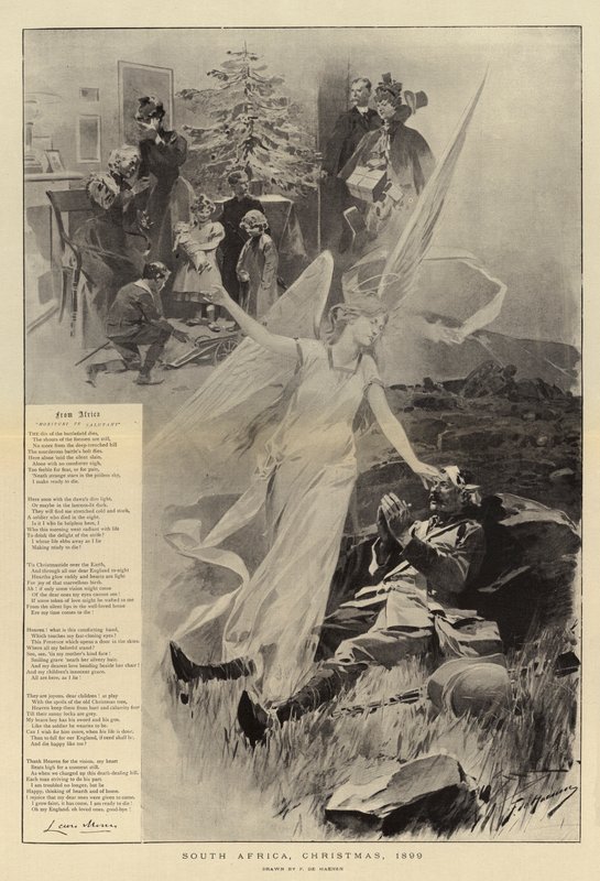 Dél-Afrika, karácsony, 1899 alkotó: Frederic de Haenen