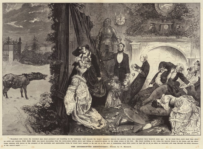 The Interrupted Ghost Story alkotó: Frederick Barnard