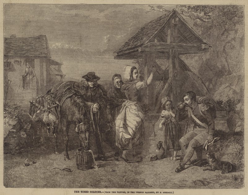 A fáradt katona alkotó: Frederick Goodall