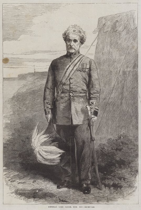 Lord Clyde tábornok, GCB, KSI alkotó: Frederick John Skill
