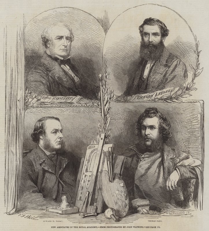 A Királyi Akadémia új munkatársai alkotó: Frederick John Skill