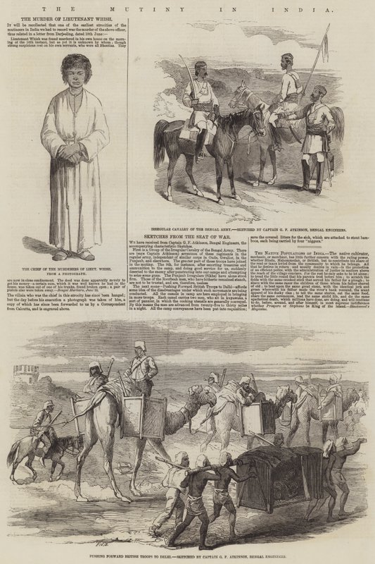 A lázadás Indiában alkotó: Frederick John Skill