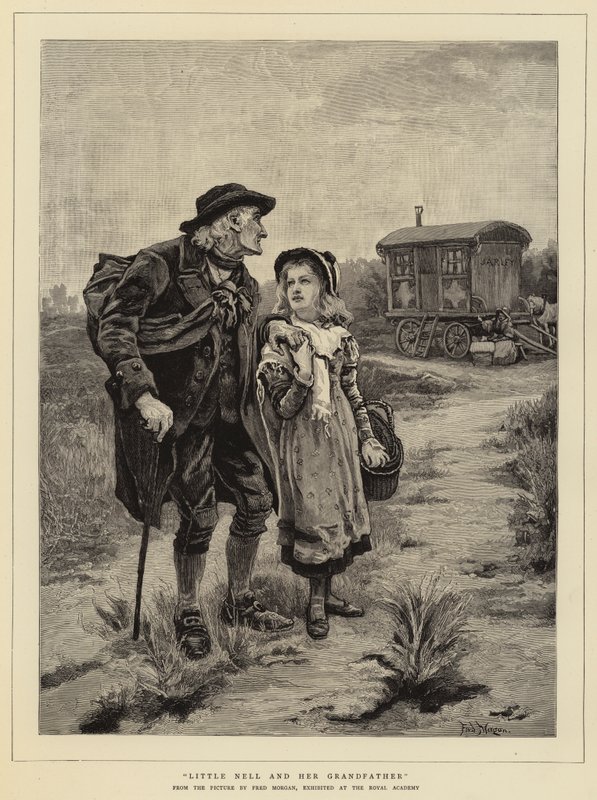 A kis Nell és a nagyapja alkotó: Frederick Morgan