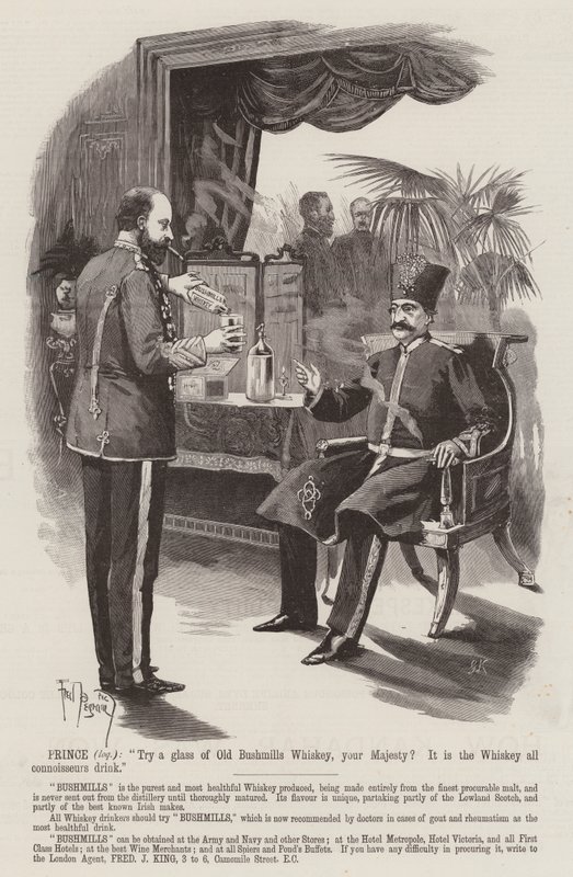 Reklám, Bushmills Whiskey alkotó: Frederick Pegram