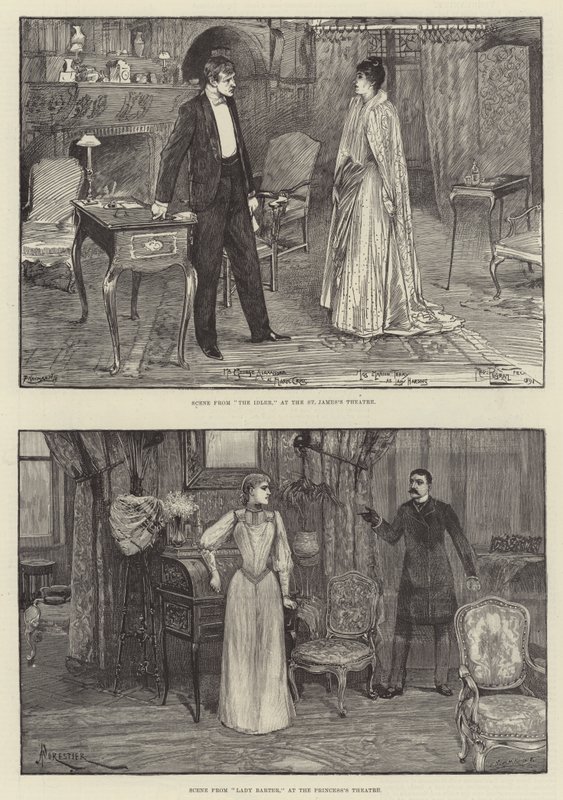 Előadóművészet Londonban alkotó: Frederick Pegram