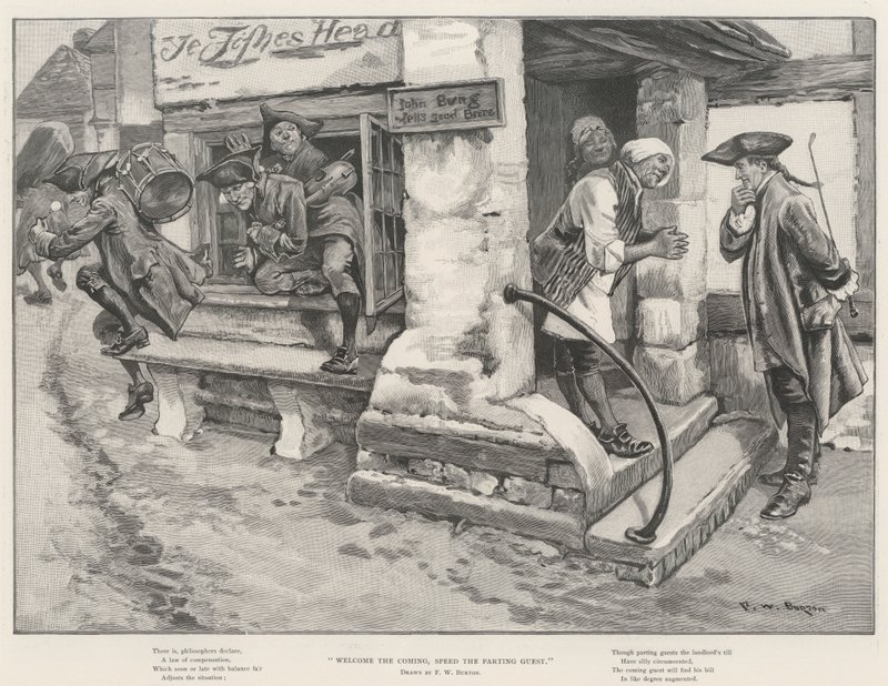 Üdvözöljük az Eljövendő, Gyorsítsd az elválás vendéget alkotó: Frederick William Burton