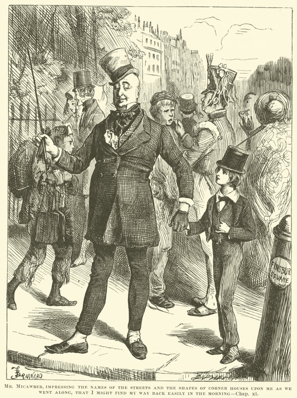 Micawber úr alkotó: Frederick Barnard