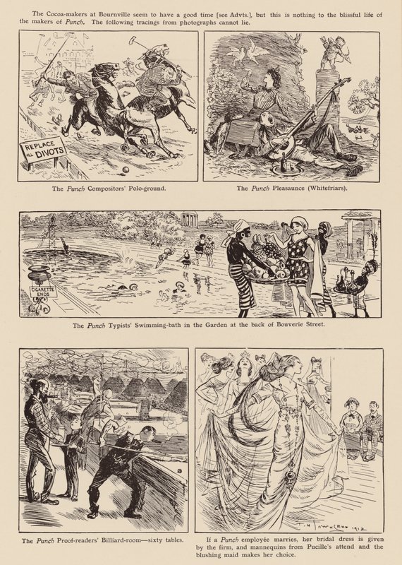 Rajzok a "Punch"-ból (litográfia) alkotó: Frederick Henry Townsend